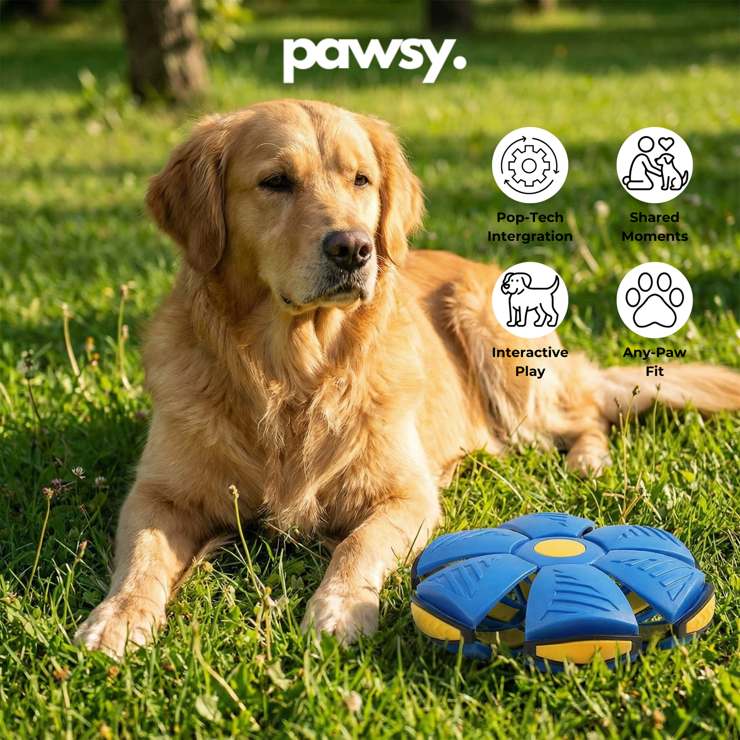 PawsyPop™ - Pop Up Dog Ball