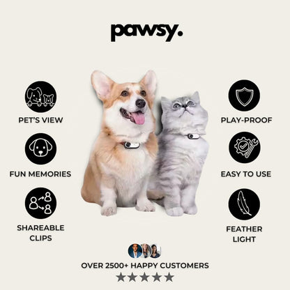 PawsyCam™ - Pet Action Camera