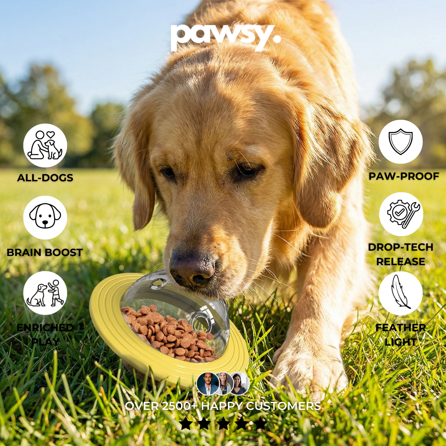 PawsyPop™ - Dog Enrichment Ball